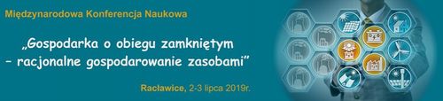Invitation to International Scientific Conference "Circular Economy – Rational Use of Raw Materials”